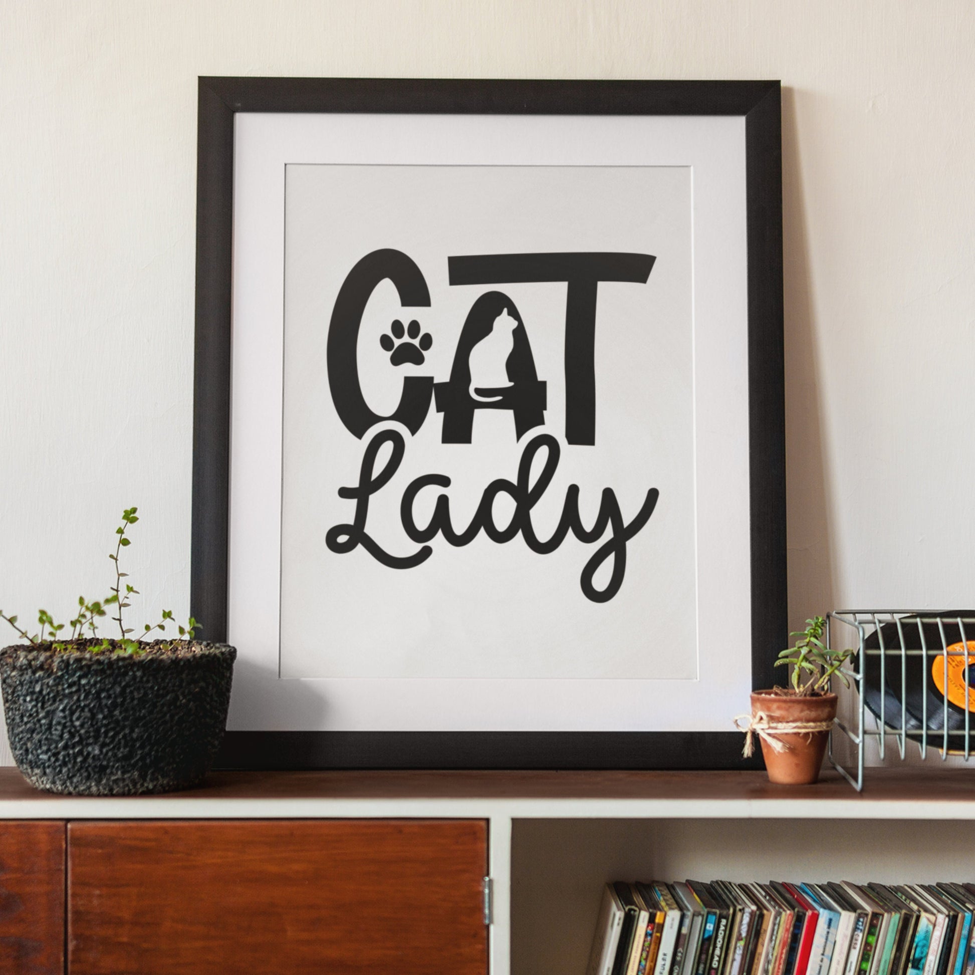 Cat Lady SVG