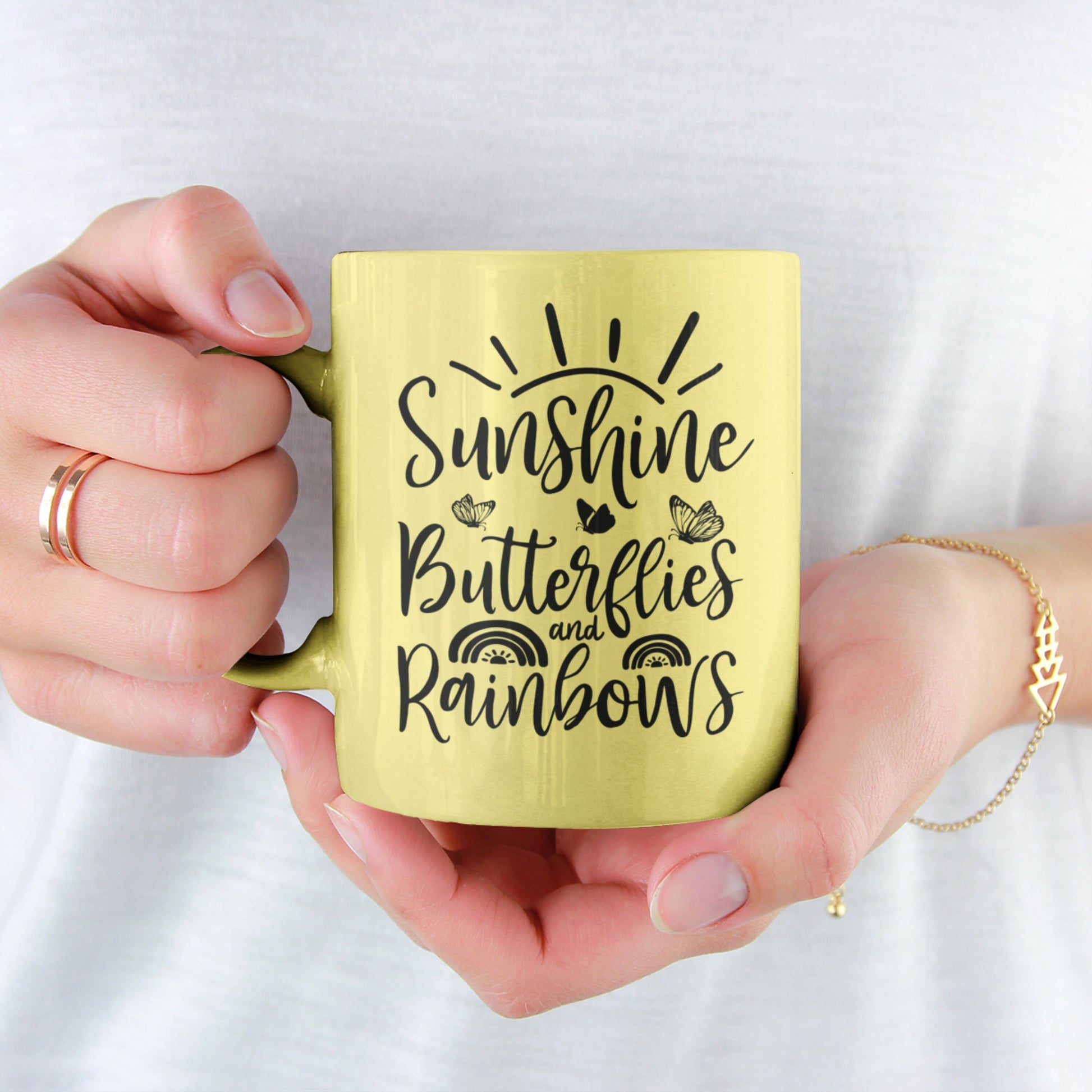 Sunshine Butterflies & Rainbows SVG