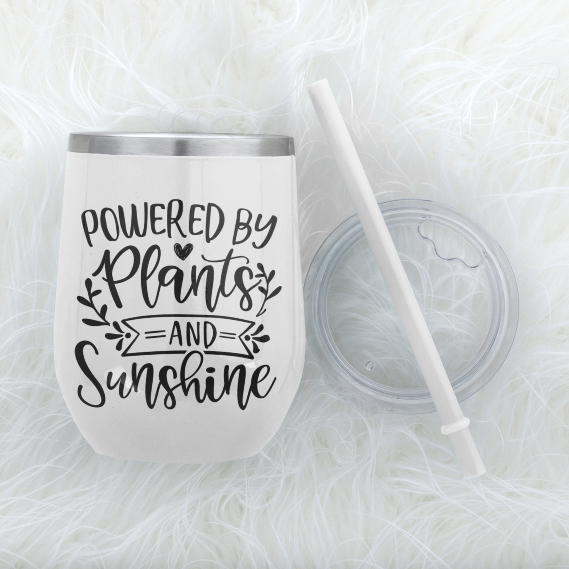 Powered By Plants and Sunshine SVG