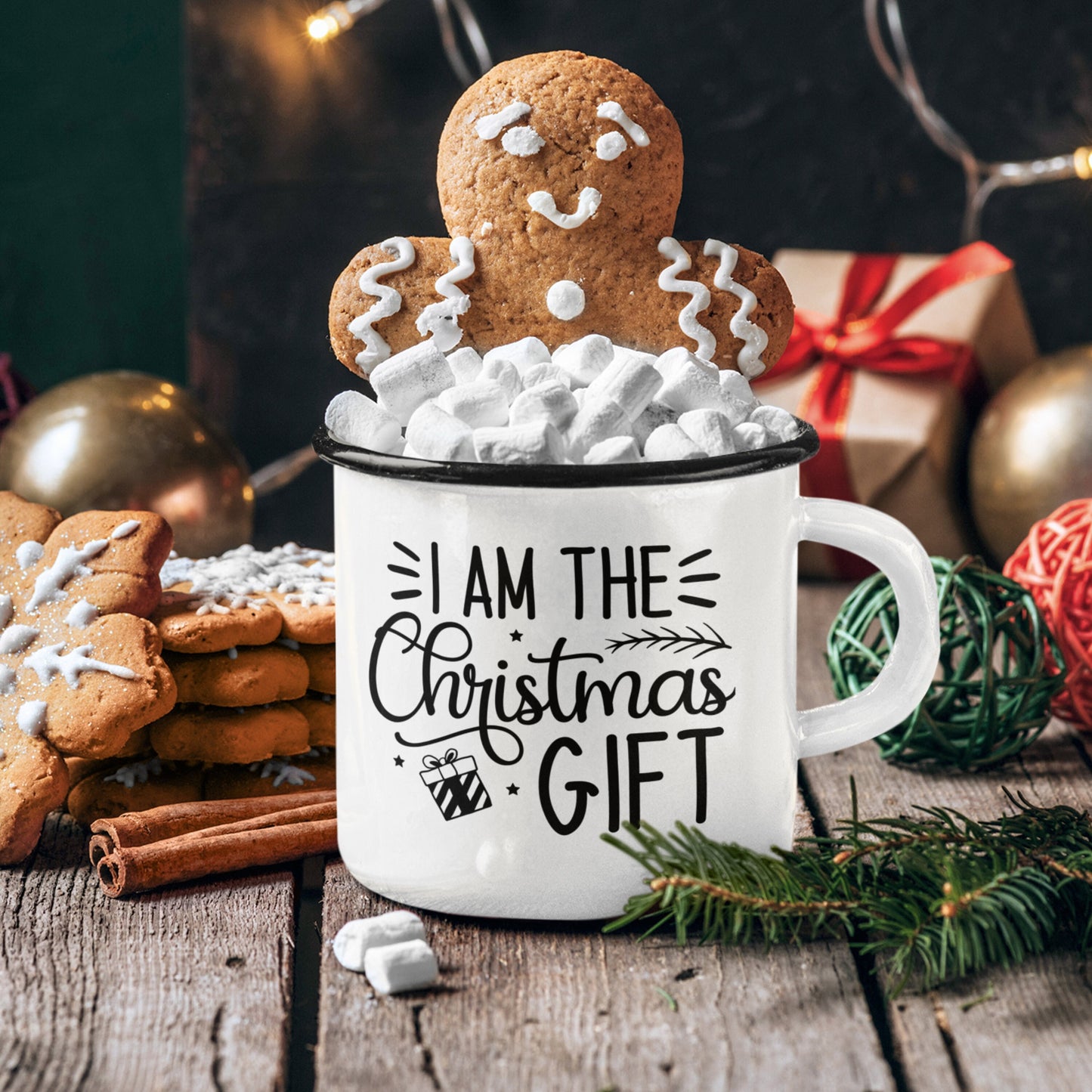 I Am The Christmas Gift SVG