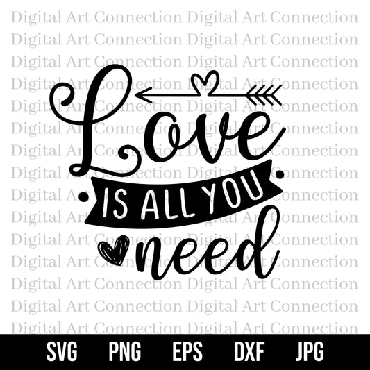 Love Is All You Need SVG