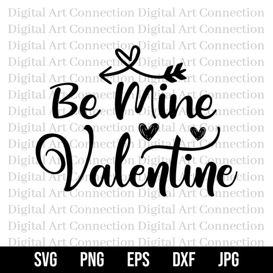 Be Mine Valentine SVG