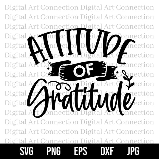 Attitude of Gratitude SVG