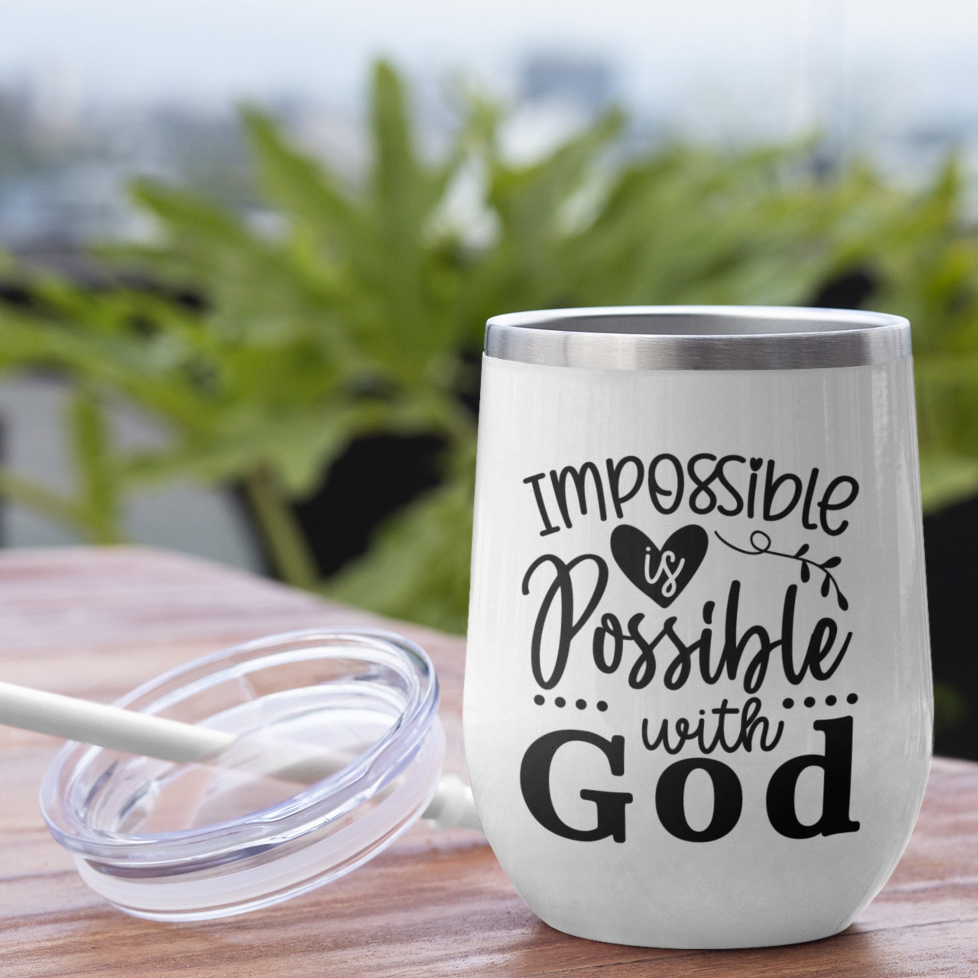 Impossible Is Possible With God SVG