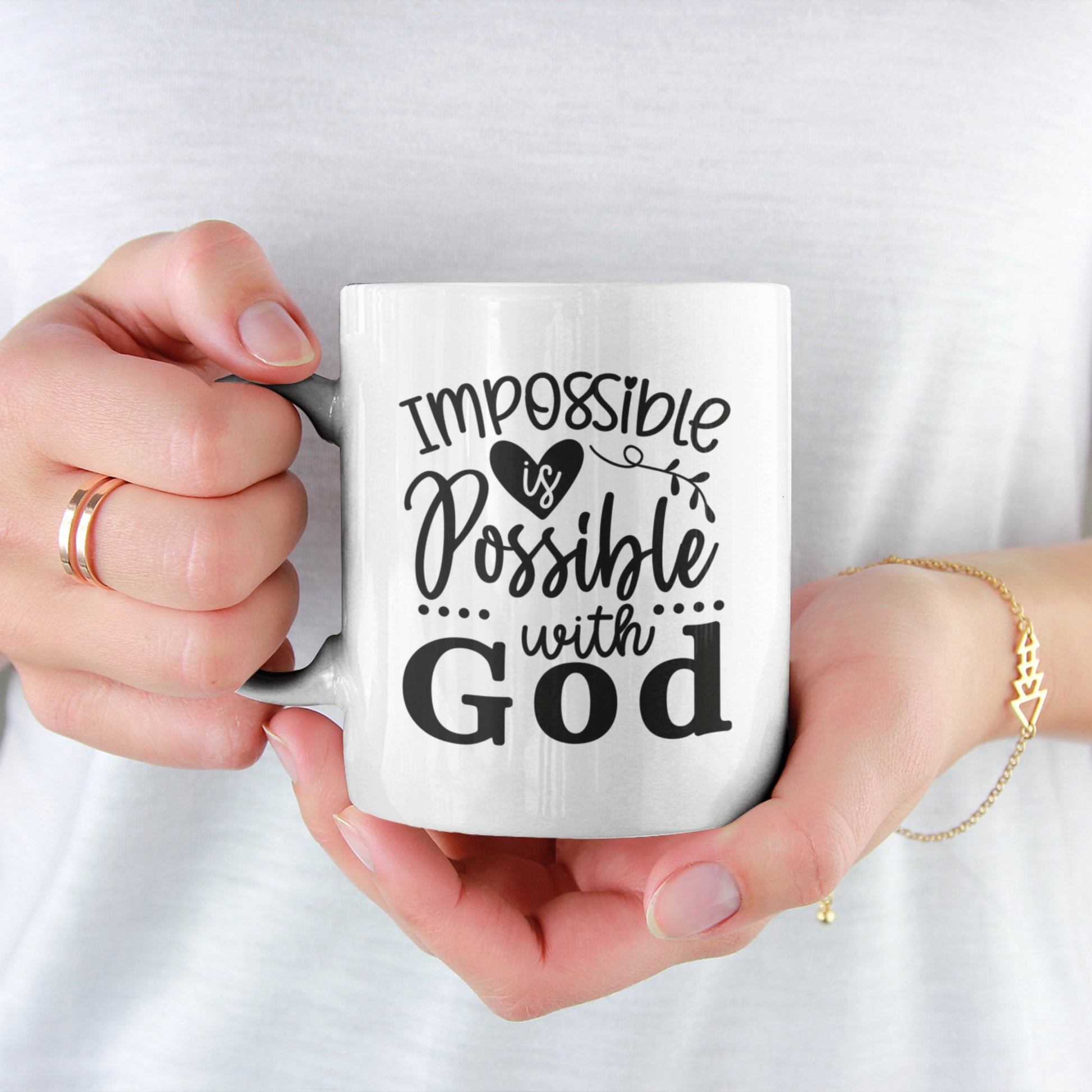 Impossible Is Possible With God SVG