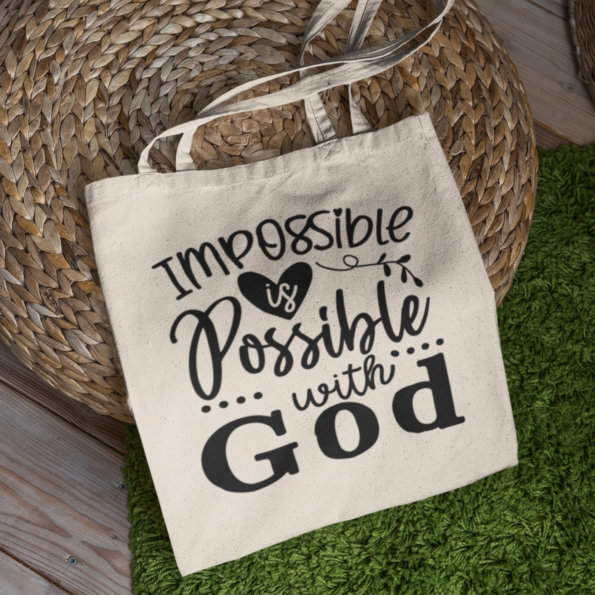 Impossible Is Possible With God SVG