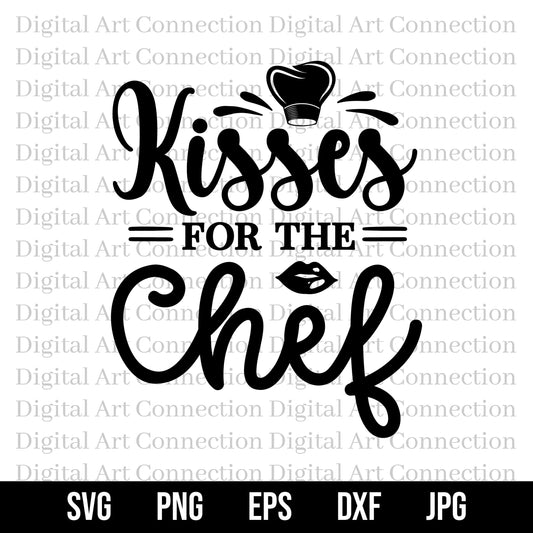 Kisses For The Chef SVG