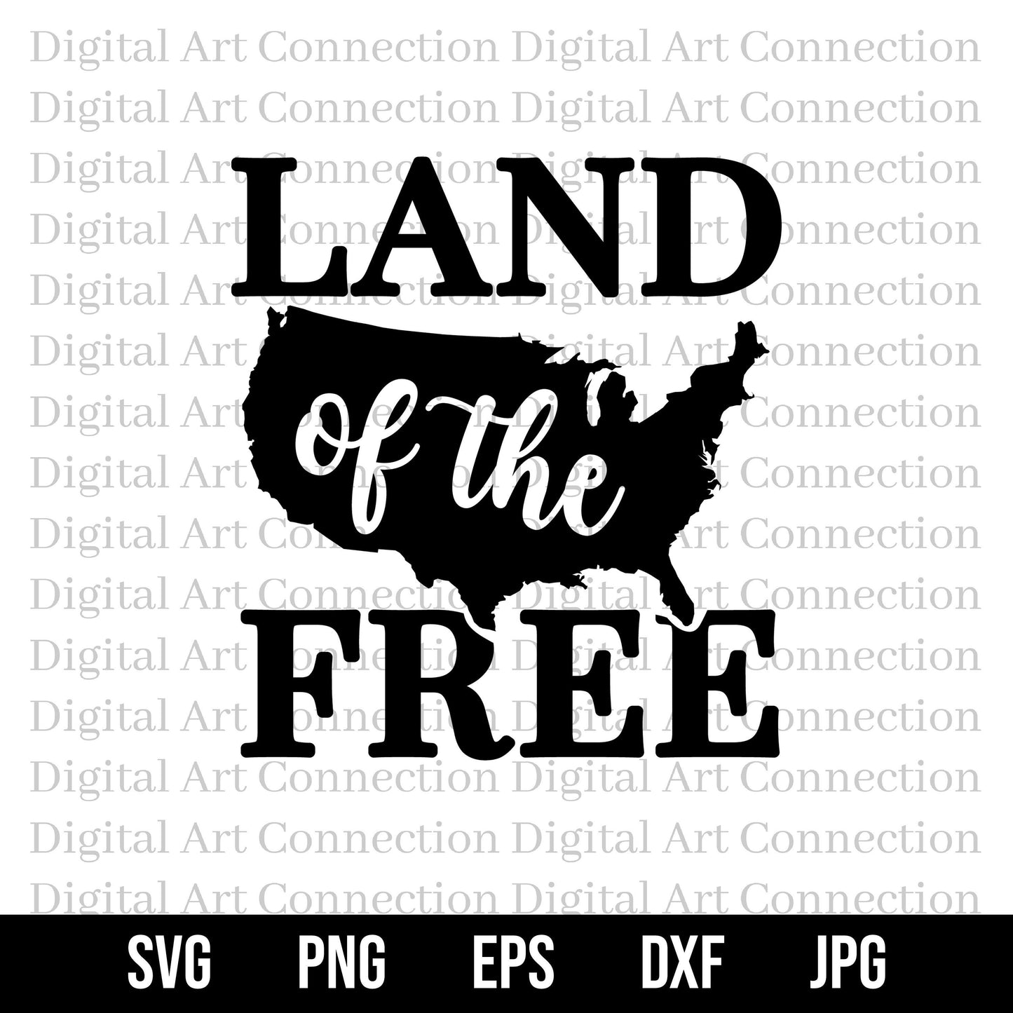 Land Of The Free SVG