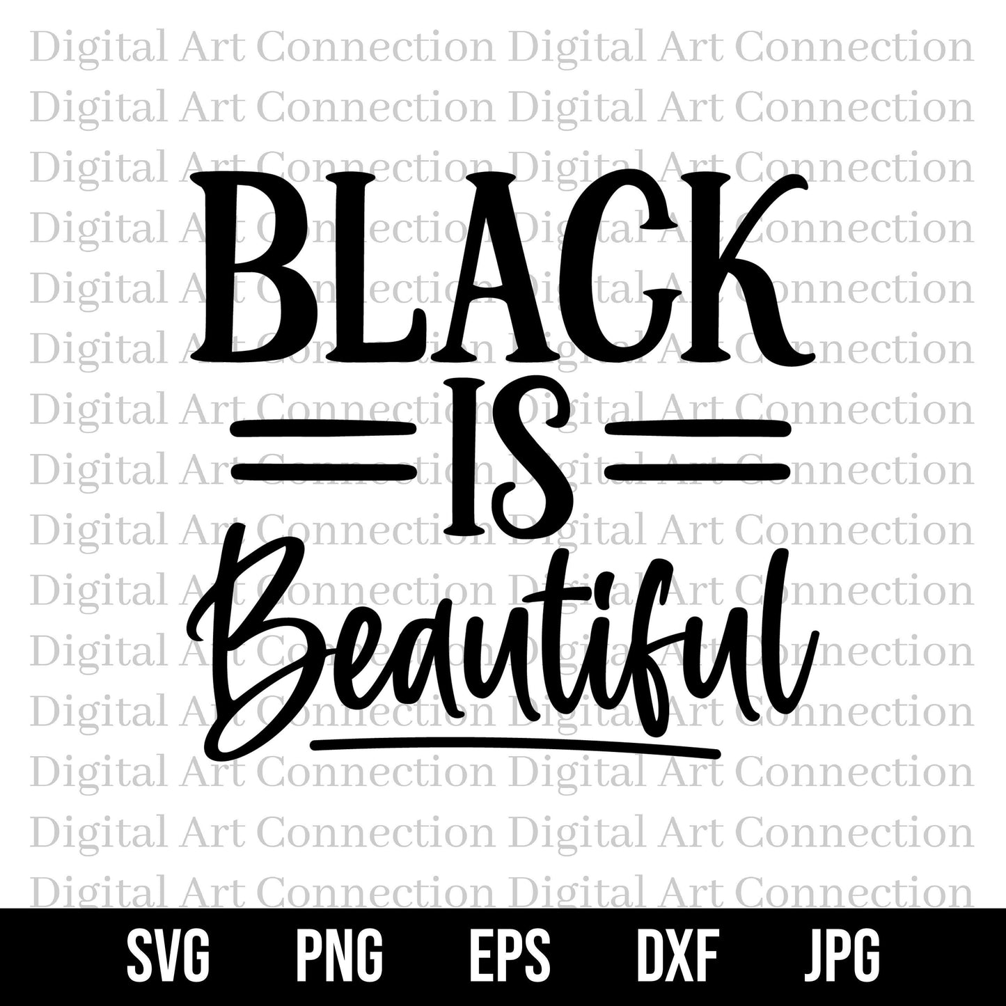 Black Is Beautiful SVG