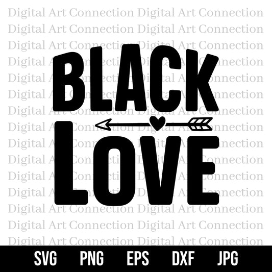 Black Love SVG