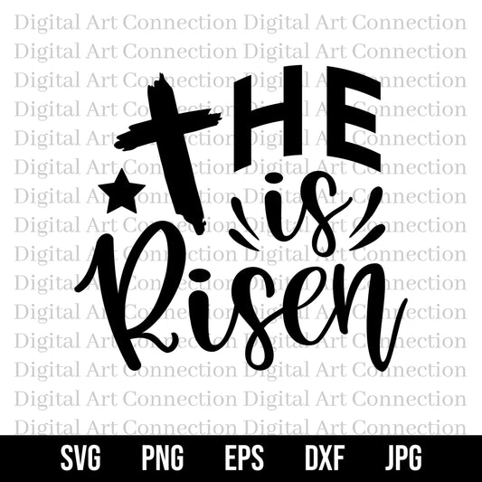 He Is Risen SVG