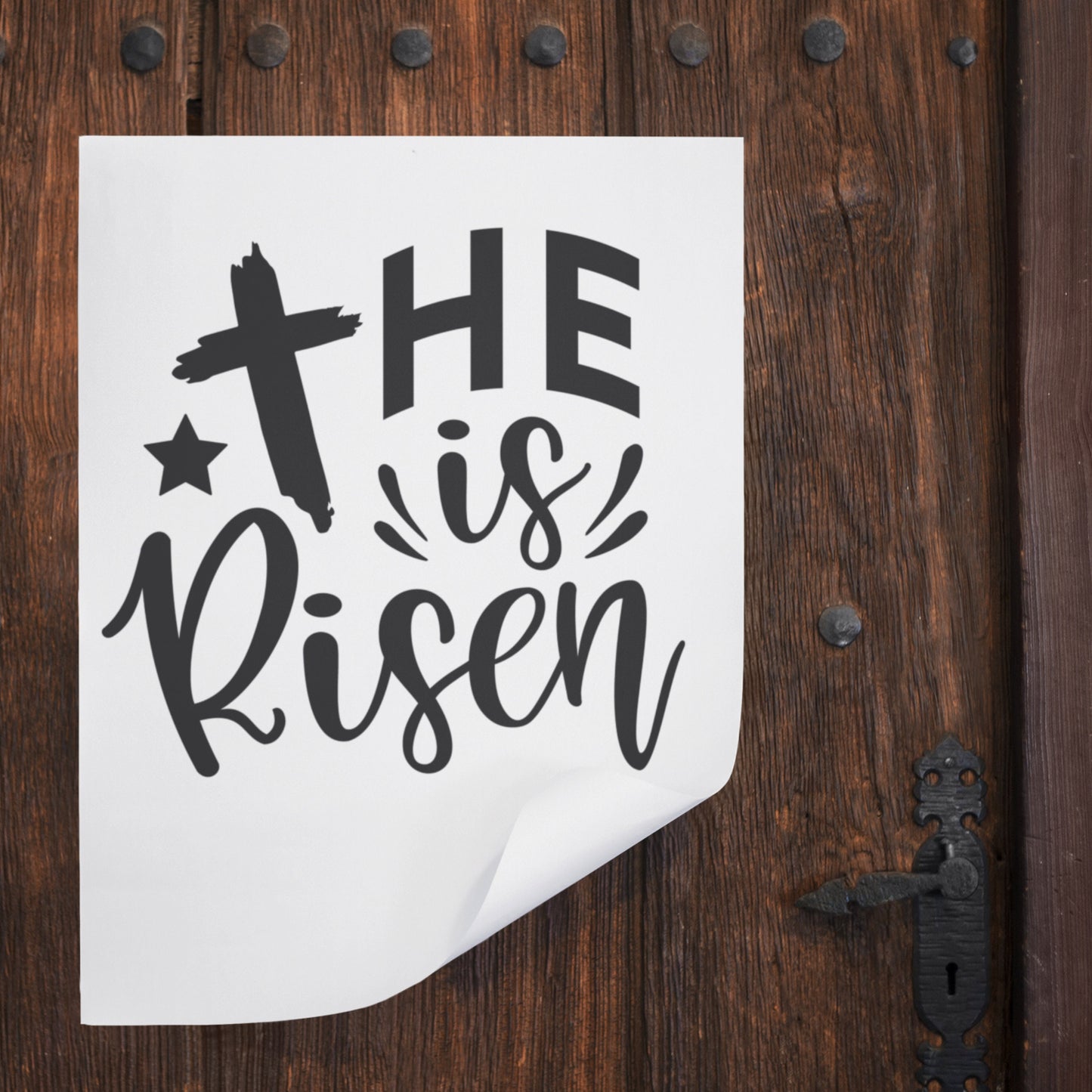 He Is Risen SVG