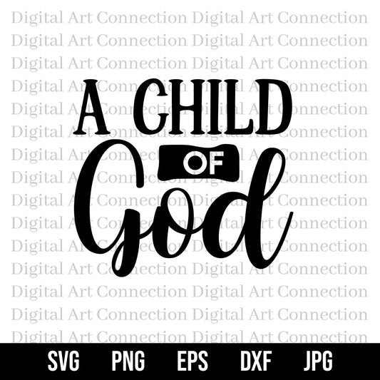 A Child of God SVG