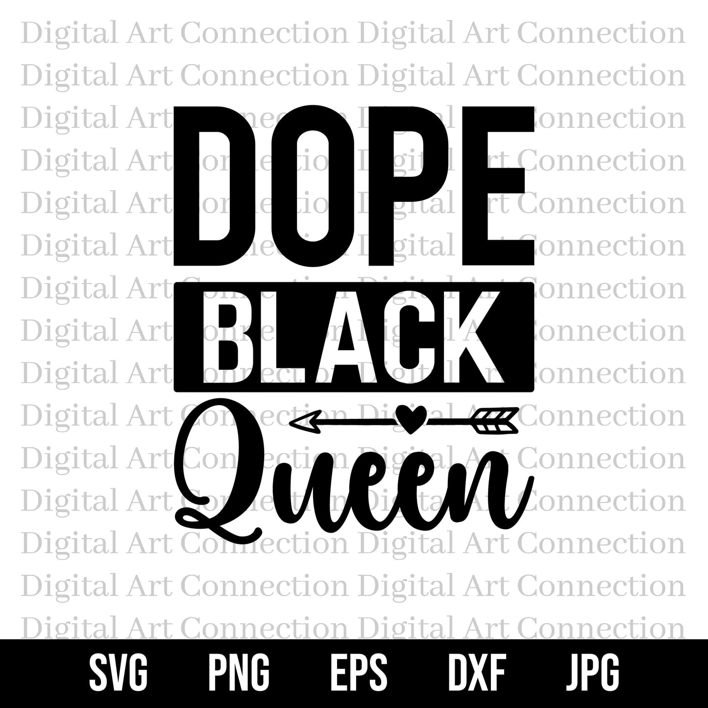 Dope Black Queen SVG