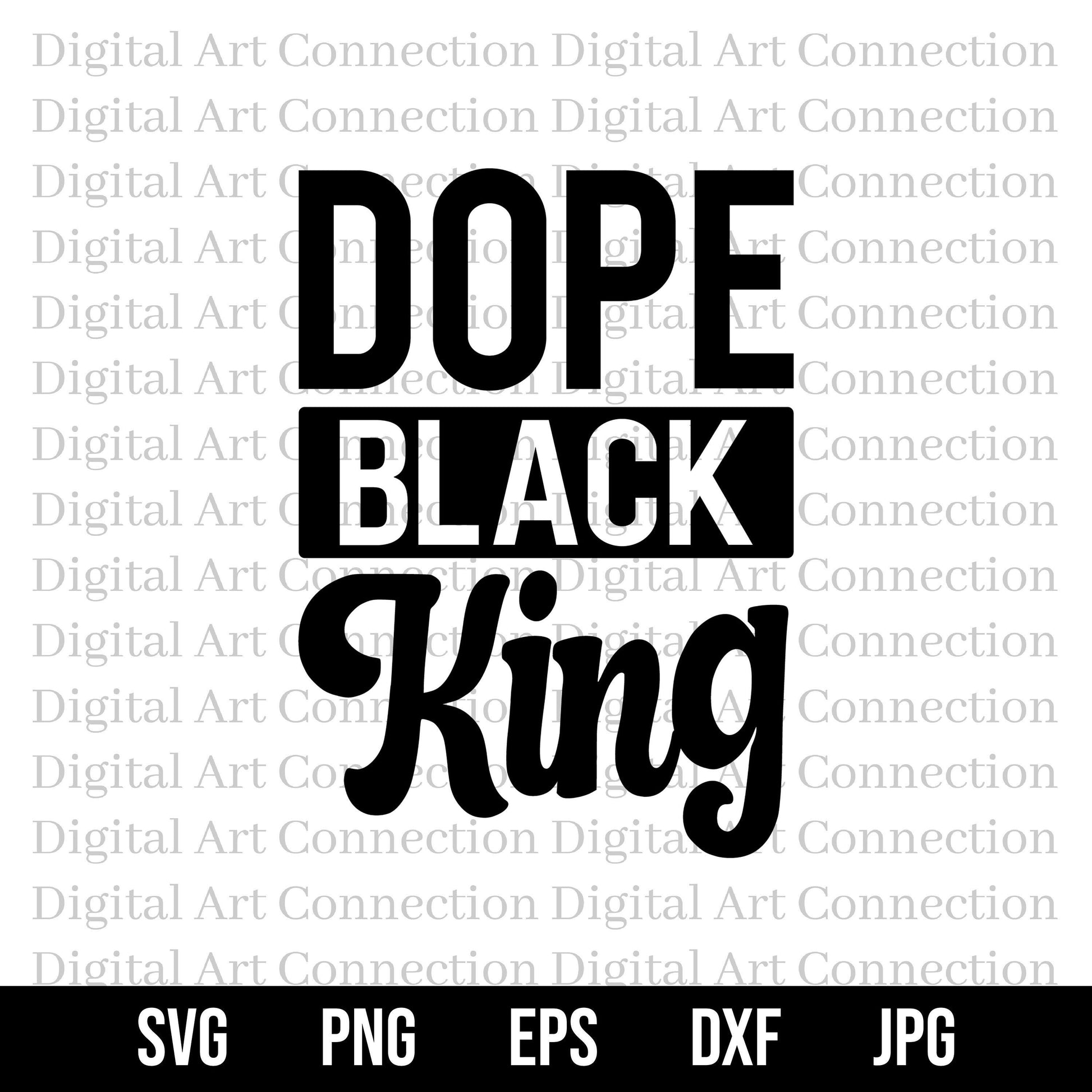 Dope Black King SVG