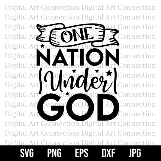 One Nation Under God SVG