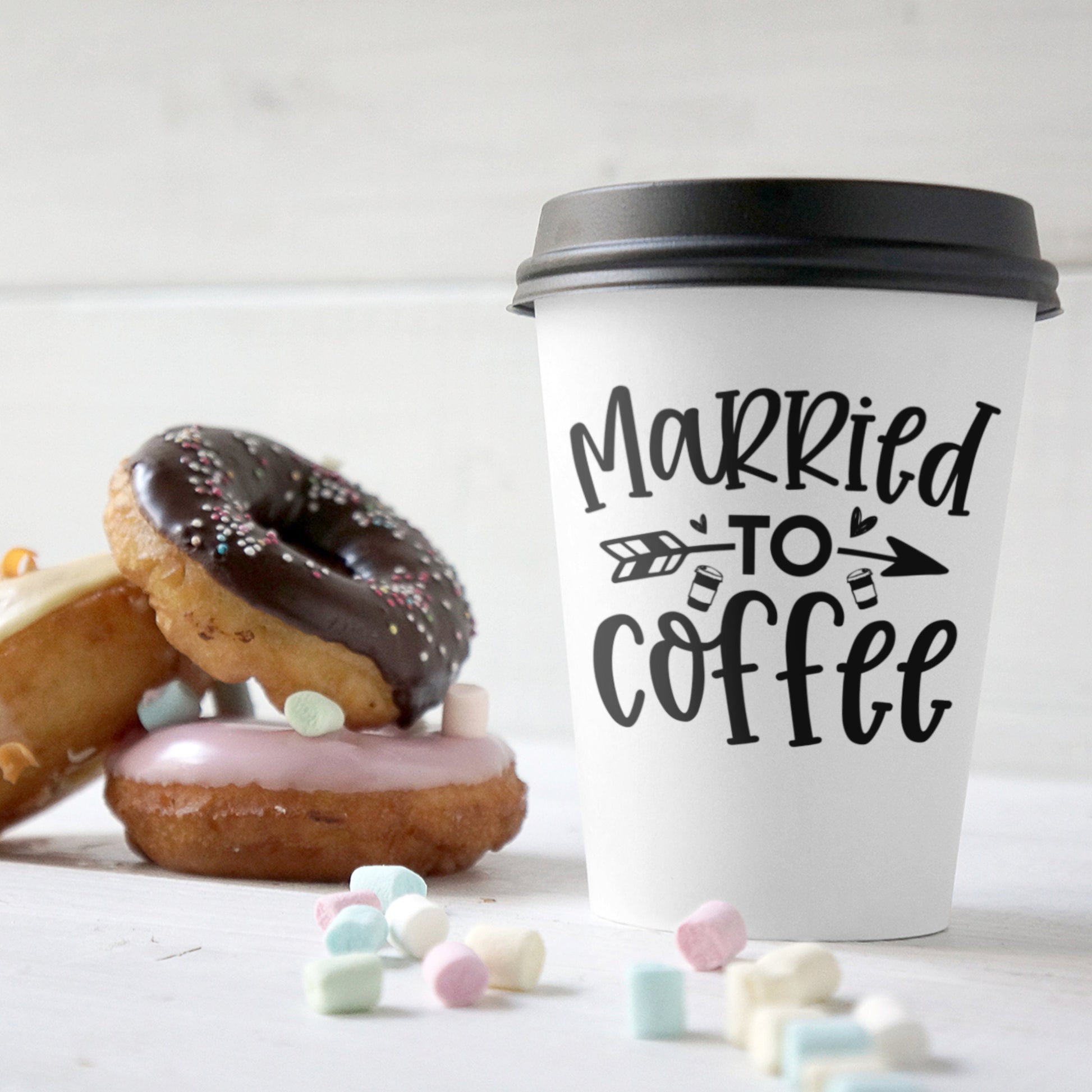 Married To Coffee SVG