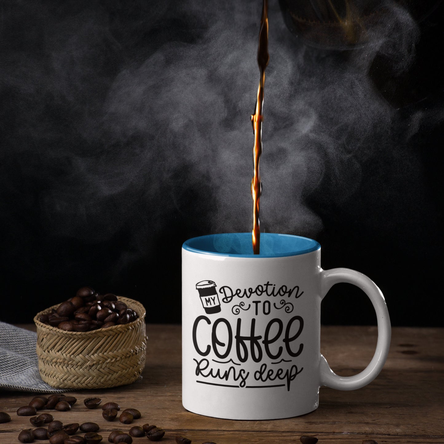 My Devotion to Coffee Runs Deep SVG