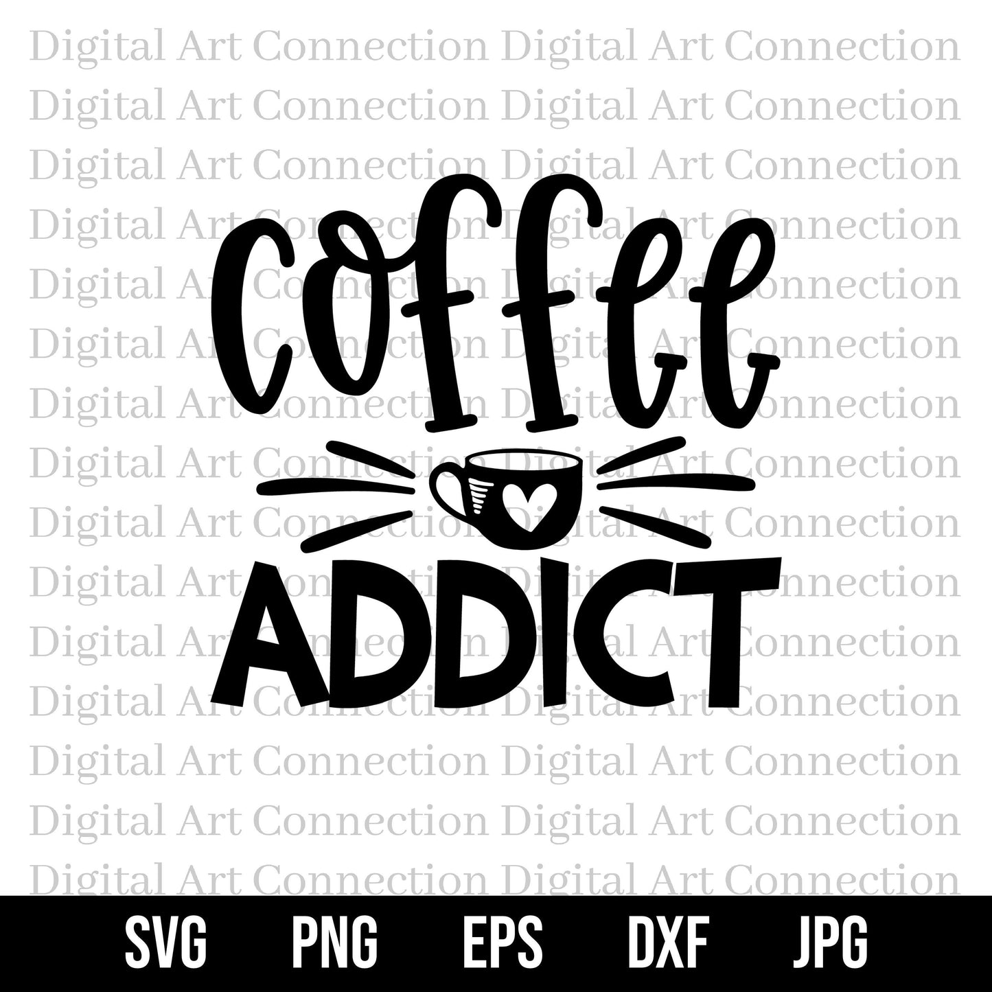 Coffee Addict SVG