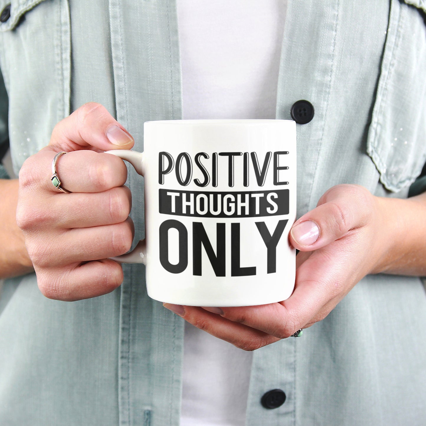 Positive Thoughts Only SVG