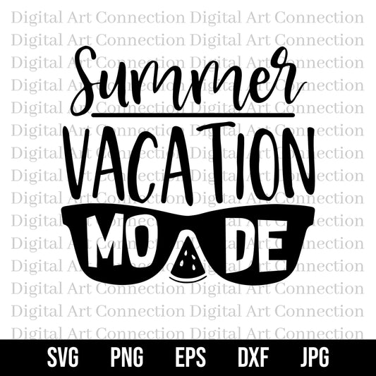 Summer Vacation Mode SVG