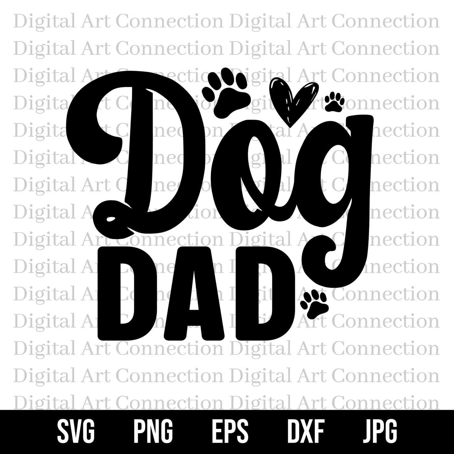 Dog Dad SVG