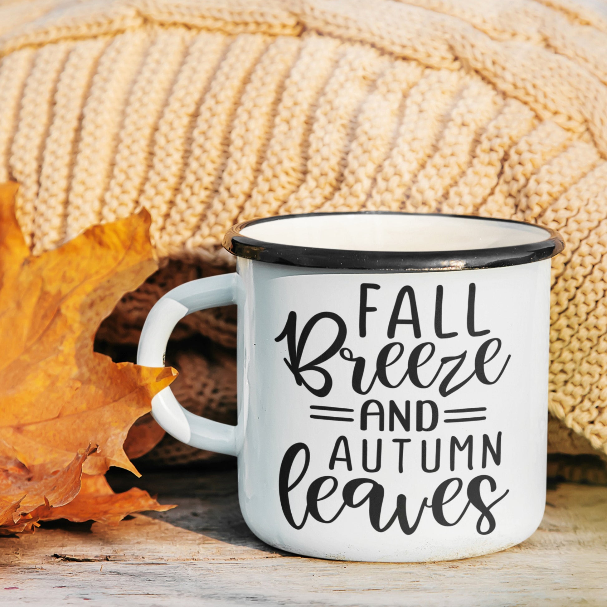 Fall Breeze and Autumn Leaves SVG