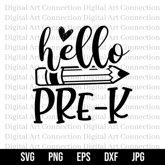 Hello Pre-K SVG