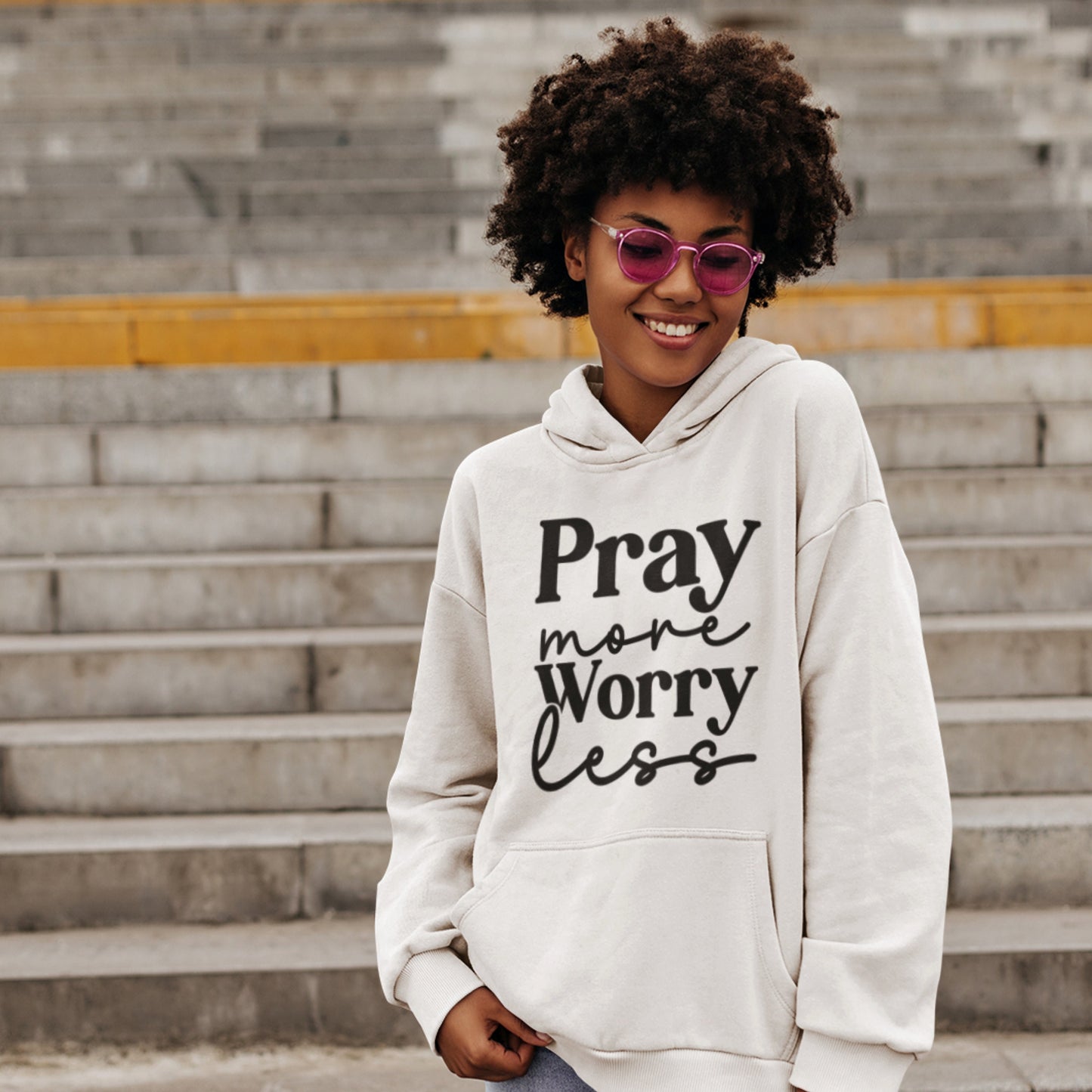 Pray More Worry Less SVG