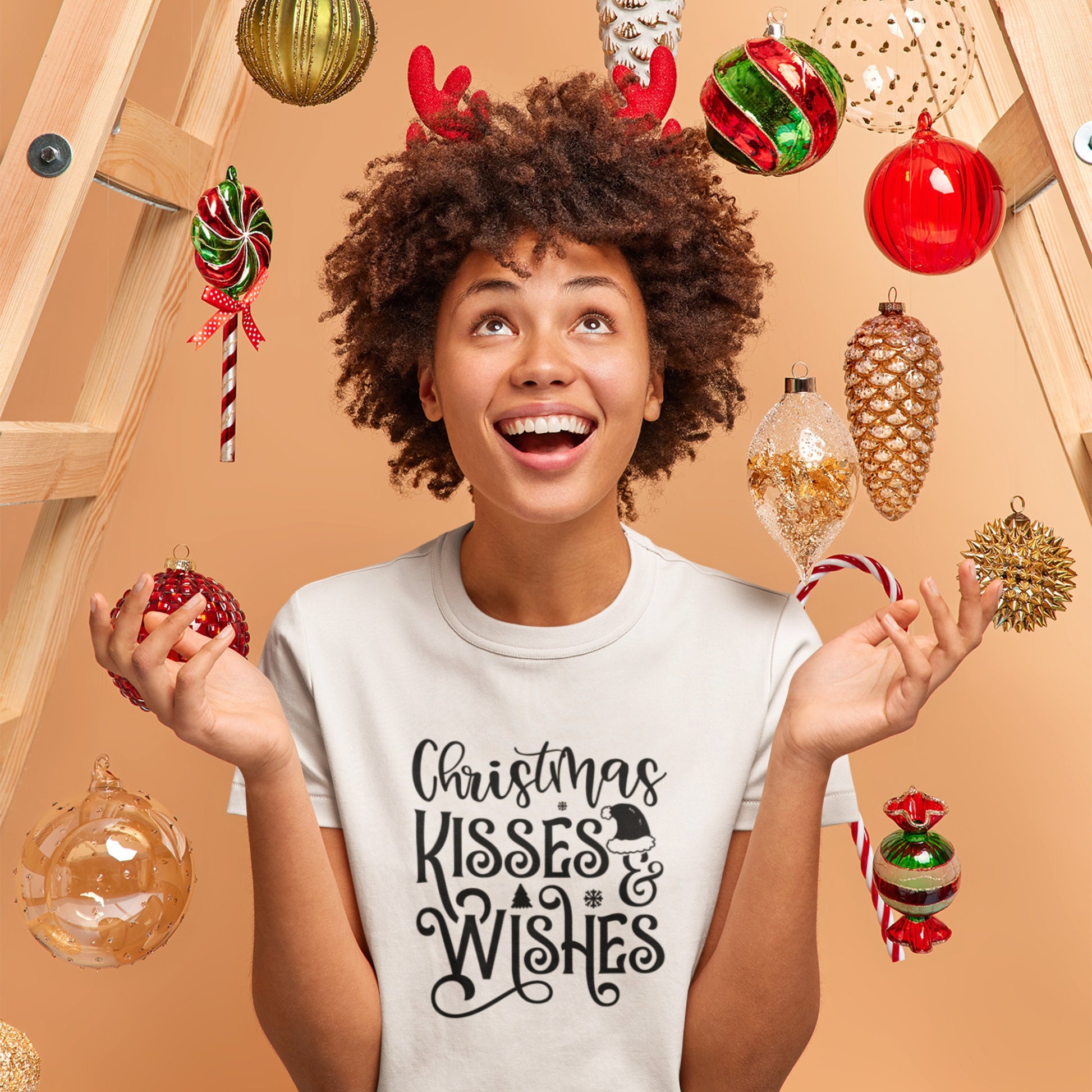 Christmas Kisses & Wishes SVG