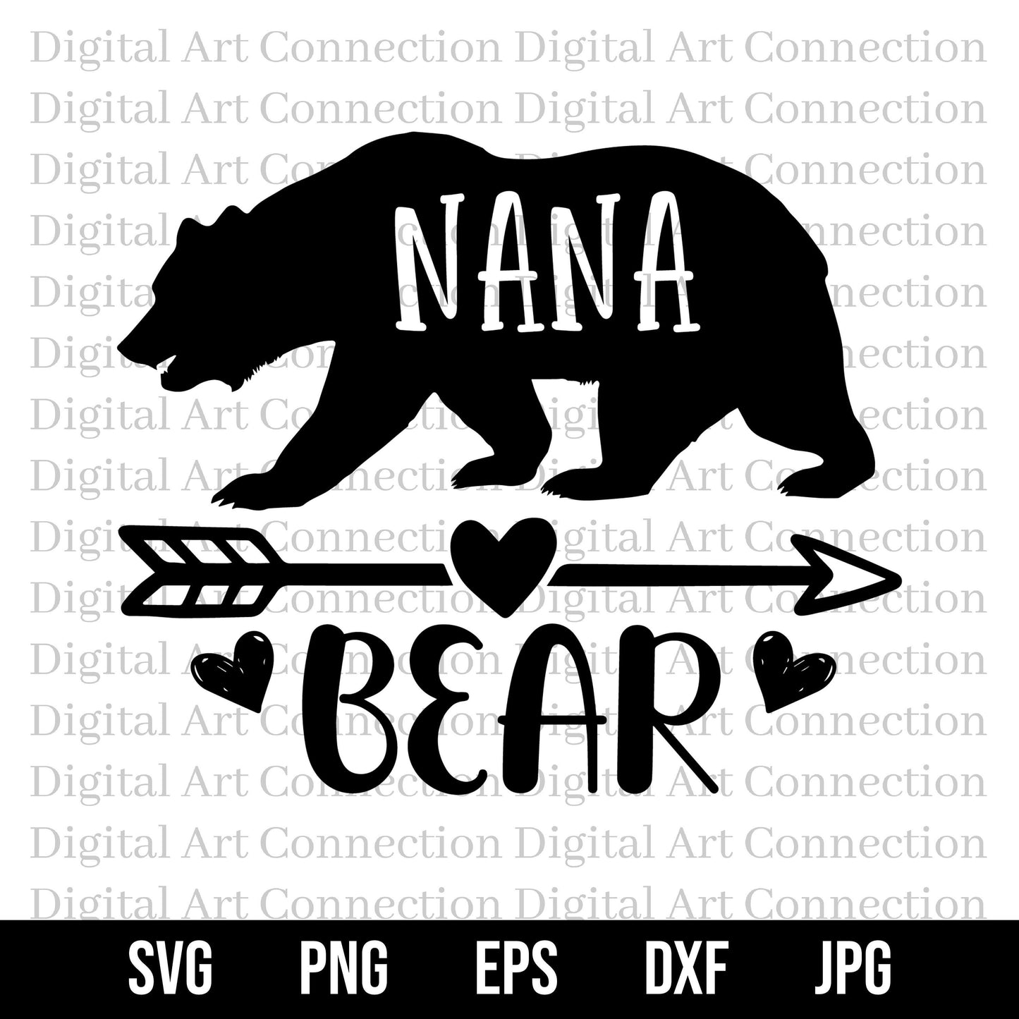 Nana Bear SVG