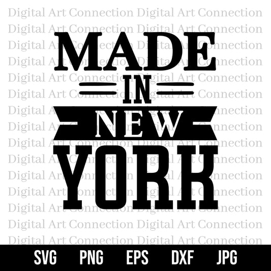 Made In New York SVG