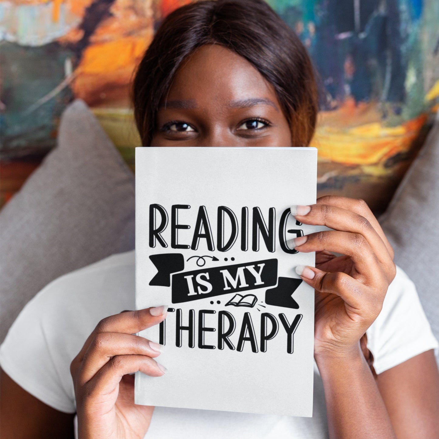 Reading Is My Therapy SVG