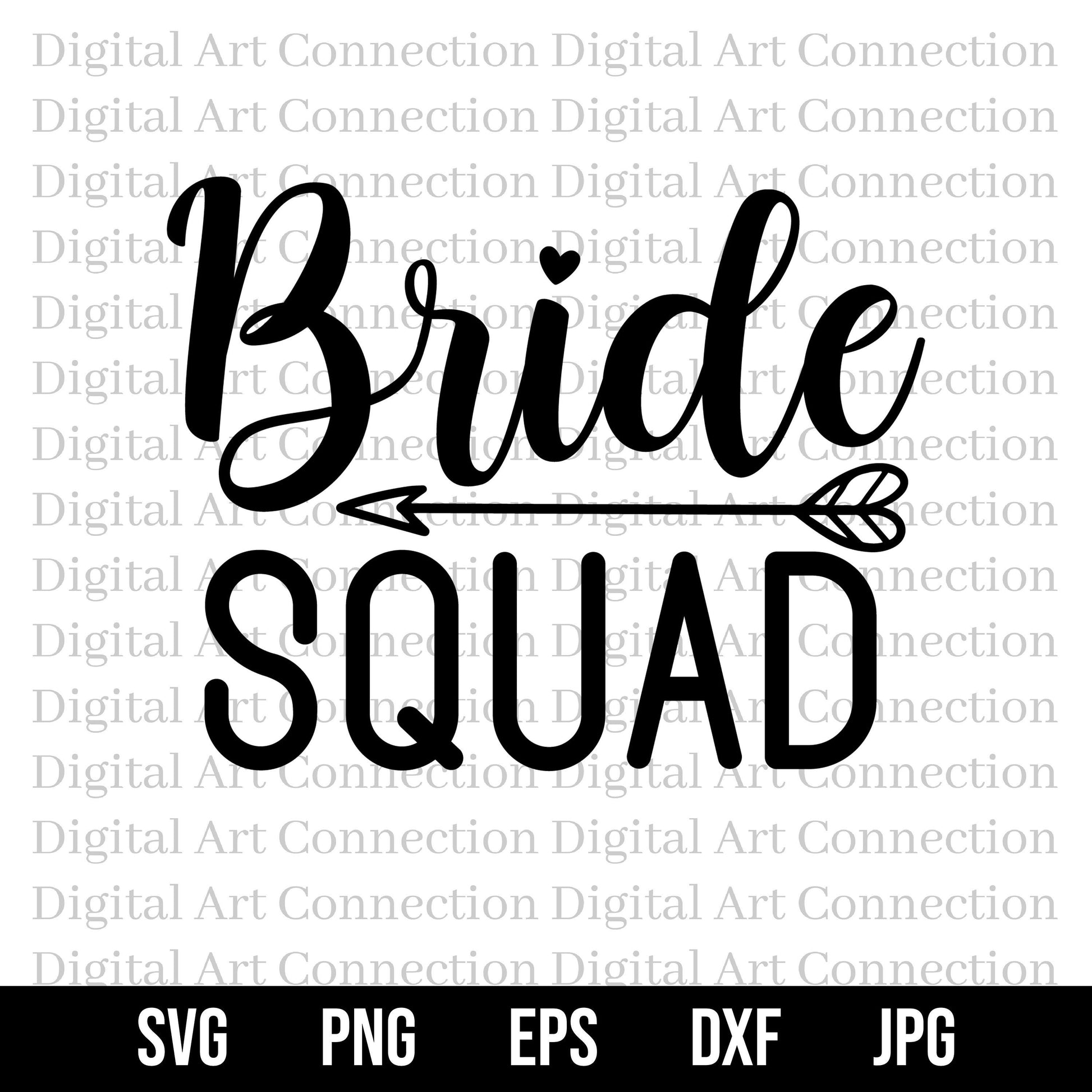 Bride Squad SVG