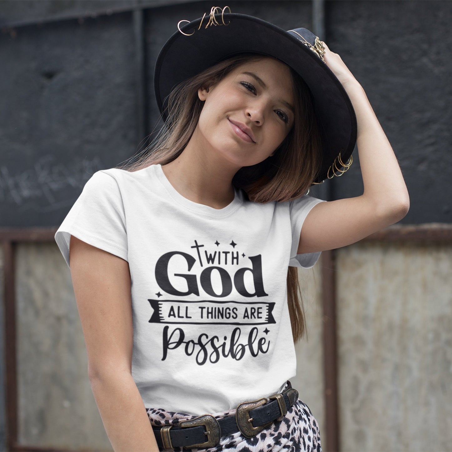 With God All Things Are Possible SVG