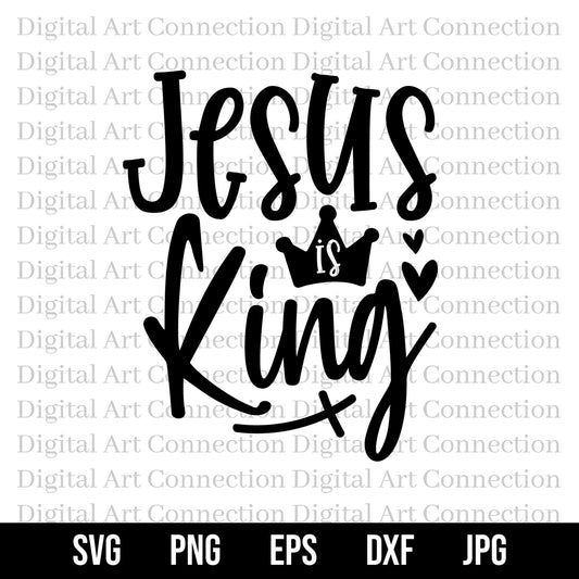 Jesus Is King SVG