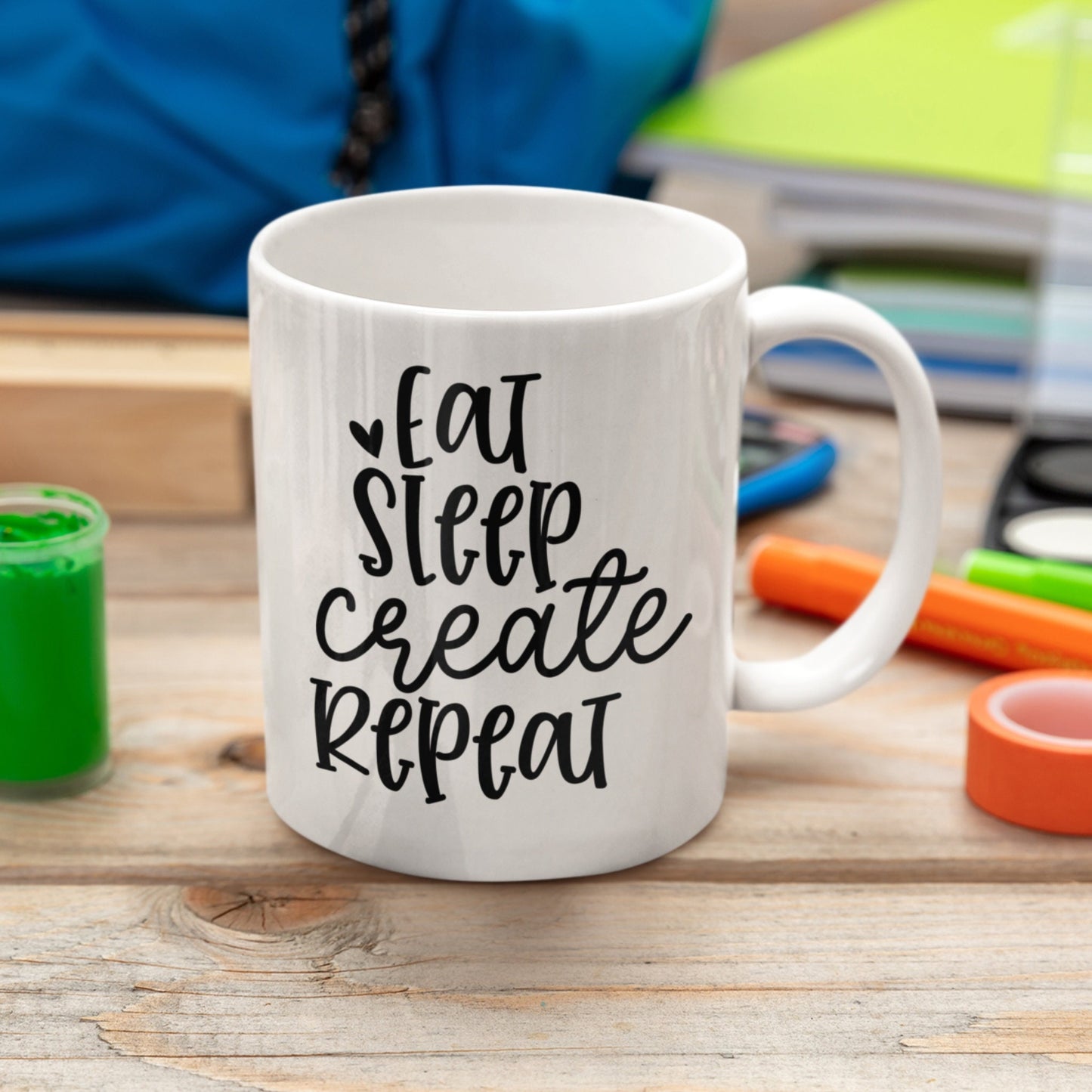 Eat Sleep Create Repeat SVG