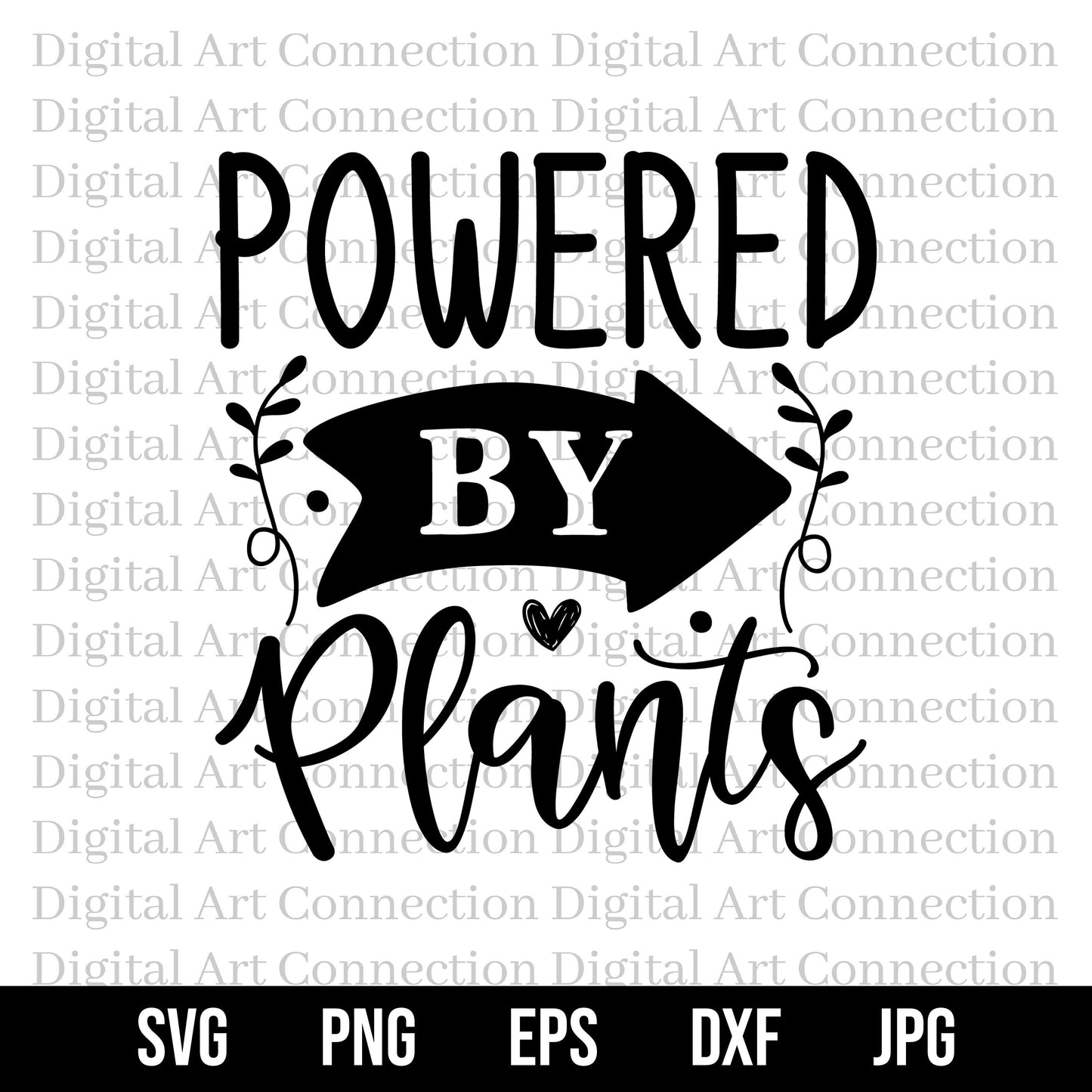 Powered By Plants SVG