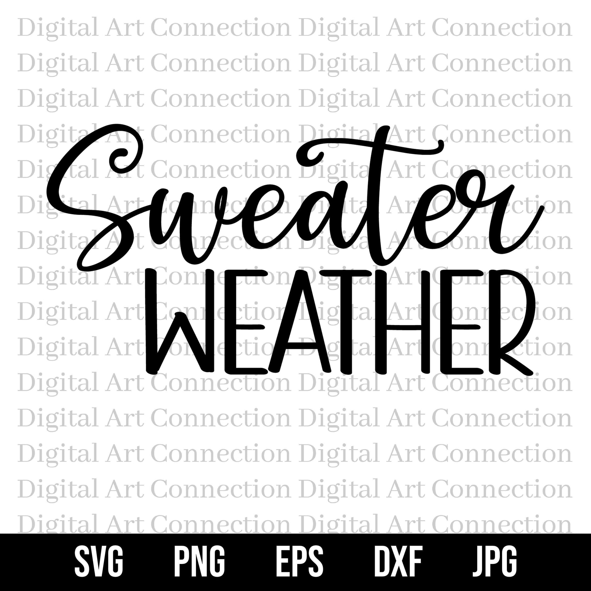 Sweater Weather SVG