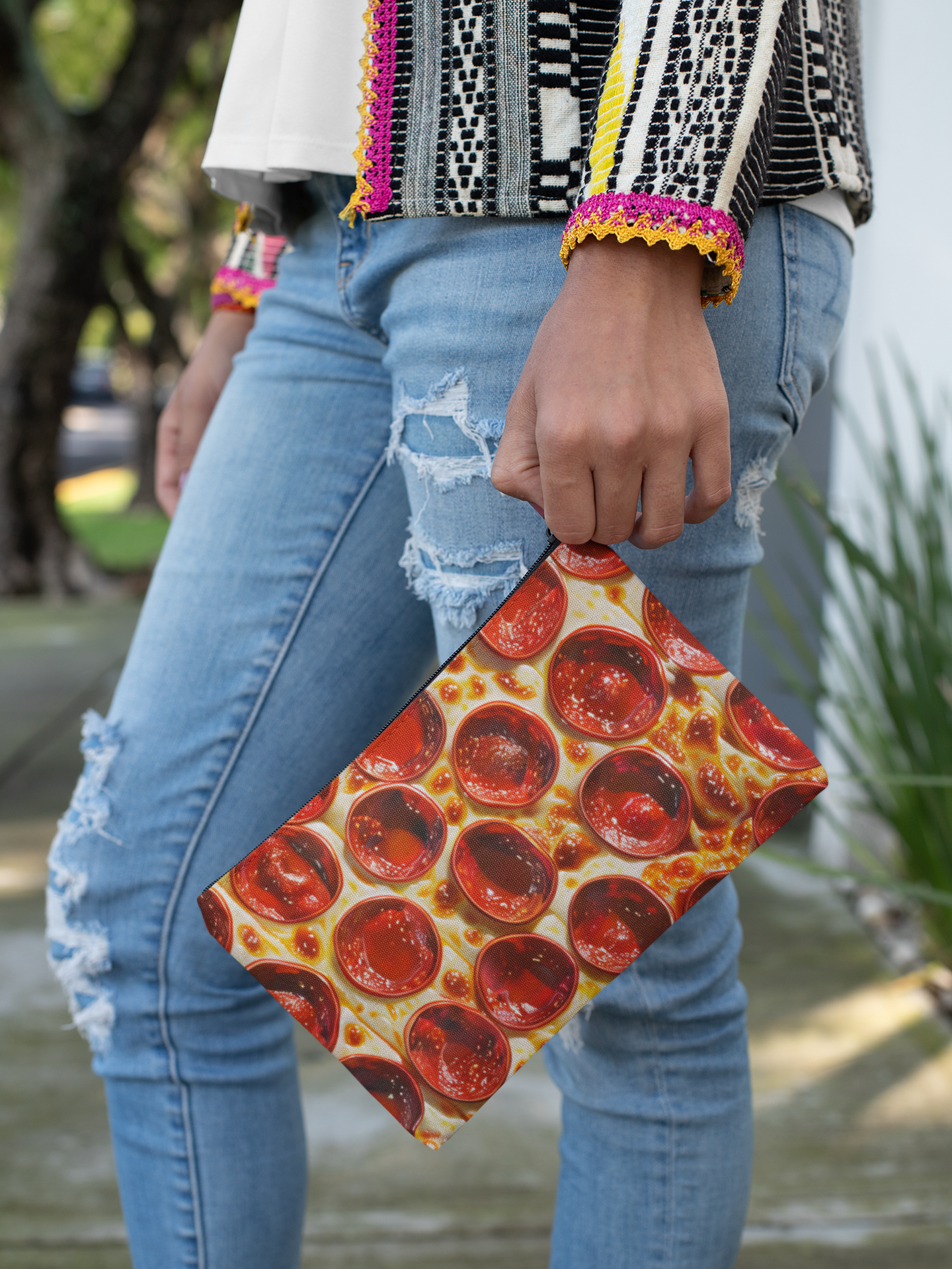 Pepperoni Pizza II Design Seamless Digital Paper